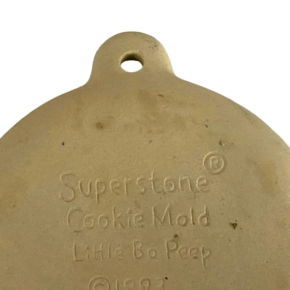 Vintage Superstone Little Bo Peep Cookie Mold Nursery Rhyme Sassafras 1993 USA